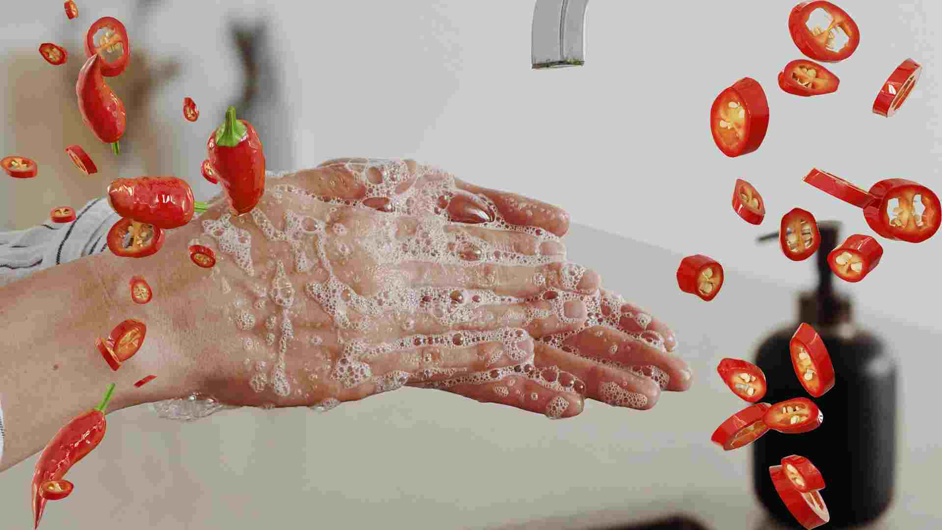 Cách làm hết cay ớt ở tay