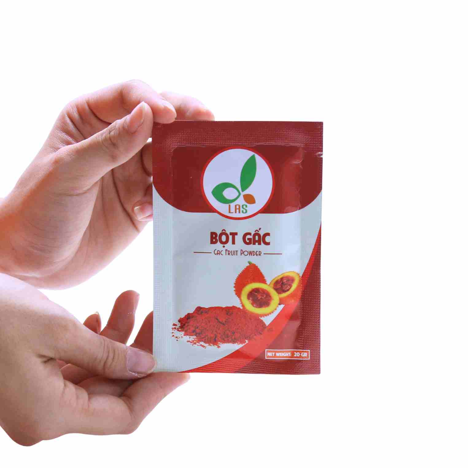 Bột gấc LAS Việt Nam - Gói 5gr