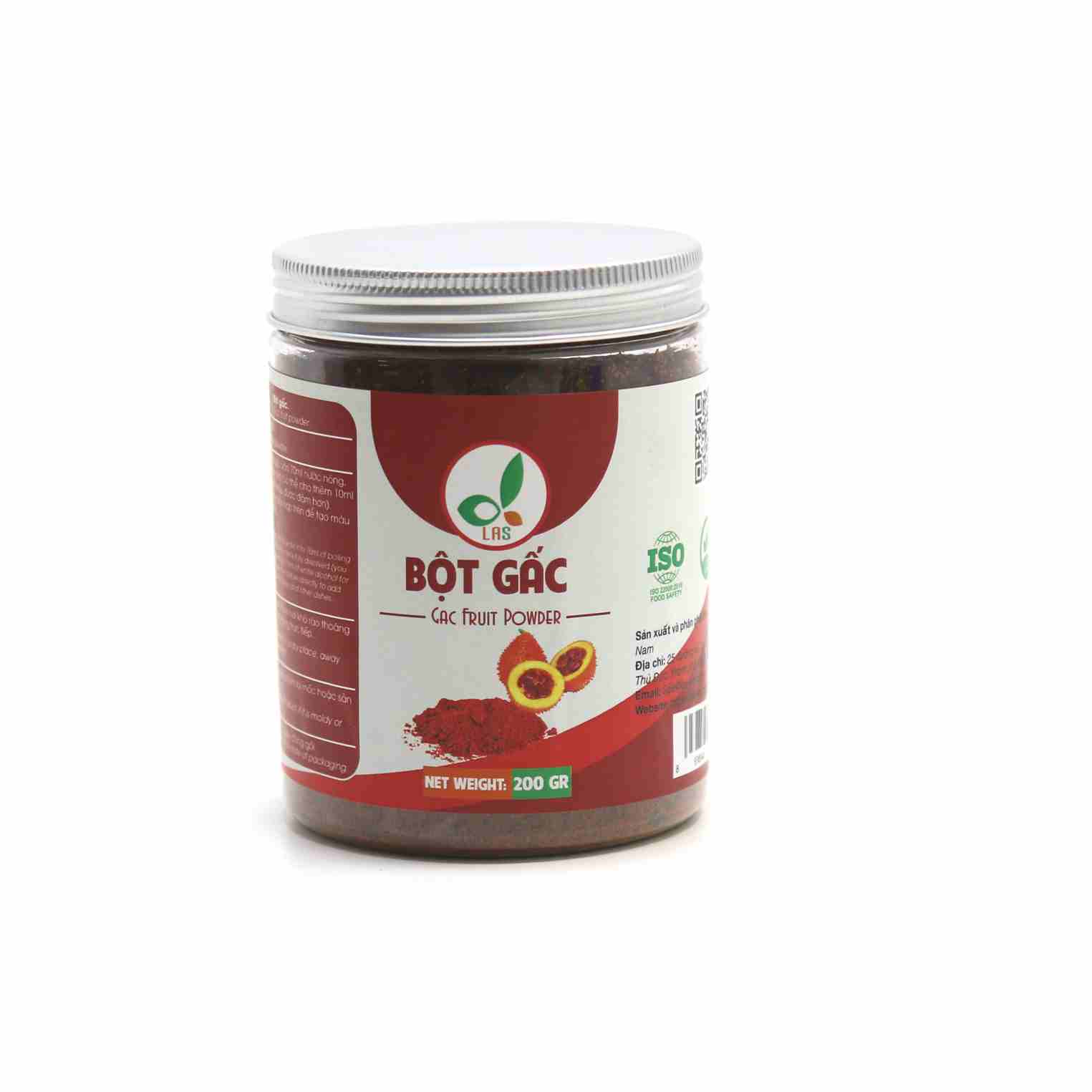 Bột gấc LAS Việt Nam - Hũ 100gr