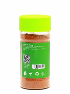 Bột điều đỏ LAS Việt Nam - Hũ 50gr mặt sau