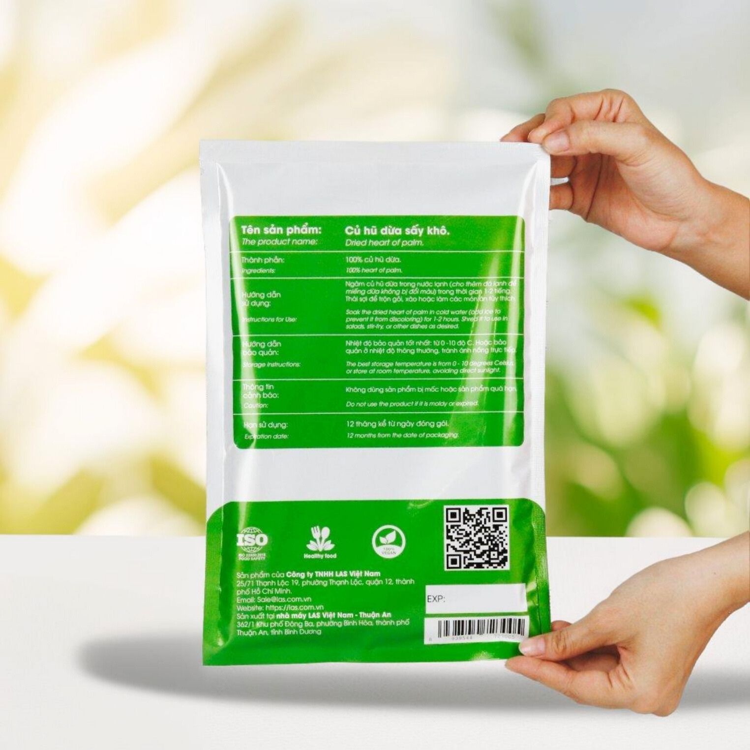 Củ hủ dừa 200g mặt sau