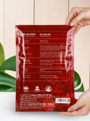 Mặt sau Trà Atiso đỏ 200g